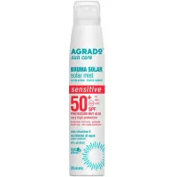 AGRADO Sensitive saules aizsarglīdzeklis - sprejs jutīgai ādai ar SPF50 200ml