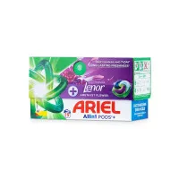 ARIEL Touch of Lenor Amethyst Flower veļas mazgāšanas kapsulas 19gab