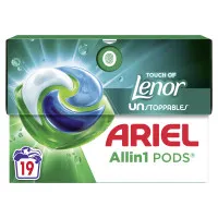 ARIEL Touch Of Lenor Universal veļas mazgāšanas kapsulas 19gab