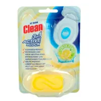 AT HOME Active tualetes skalošanas bloks ar citronu smaržu 40g
