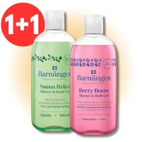BARNANGEN Dušas želeju komplekts (Berry Boost, Sauna Relax)