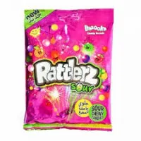 BAZOOKA Rattlerz Sour košļājamās konfektes 120g