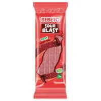 BEBETO Sour Blast Fizzy Cola želejas konfektes 180g
