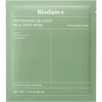 BIODANCE Refreshing Sea Kelp Real maska sejas ādai ar jūras aļģu ekstraktu 34g