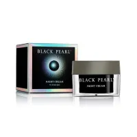BLACK PEARL nakts krēms sejas ādai ar pērļu pulveri un Nāves jūras minerāliem 50ml