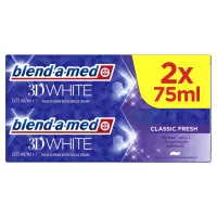 BLEND-A-MED 3D White Classic Fresh zobu pasta 75mlx2