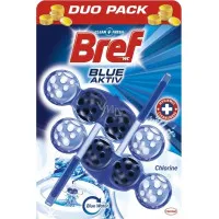 Bref Blue Chlorine tualetes podas skalošanas bloks ar hloru 2x50g