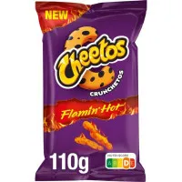 CHEETOS Crunchetos Flamin' Hot kukurūzas uzkodas 110g