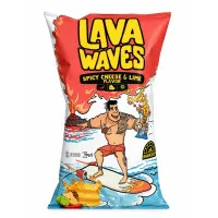 CLAIMONT Lava Wave Spicy Cheese&Lime kviešu uzkodas 70g
