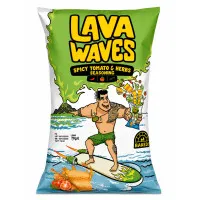 CLAIMONT Lava Wave Spicy Tomato&Herbs kviešu uzkodas 70g
