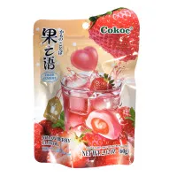 COKOC Strawberry želejkonfektes ar pildījumi 60g