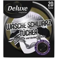 Deluxe krāsu atjaunojošas salvetes melnai veļai 20gab