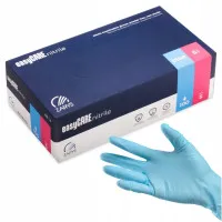EASYCARE Nitrile cimdi bez pūdera, zili, S, 100gab