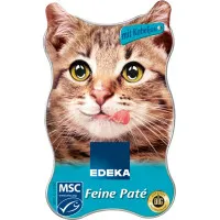 Edeka Feine Pate pastēte kaķiem ar zivi 85g