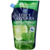 FELCE AZZURRA Mint & Lime Antibacterial šķidro ziepju rezerve 500ml