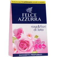 FELCE AZZURRA Rose & Lotus aromātiskie maisiņi 3gab