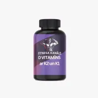 FITNESA KANĀLS D vitamins ar K2 un K1 (250) 62.5g