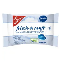 G&G Sensitive mitrās tualetes salvetes jutīgai ādai 2x70gab