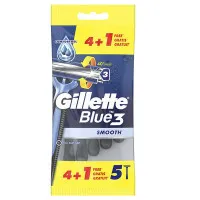GILLETTE Blue 3 Smooth vienreizlietojami skuvekļi 5gab