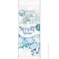 GILLETTE Simply Venus 2 Aloe Vera vienreizlietojami skuvekļi 4gab
