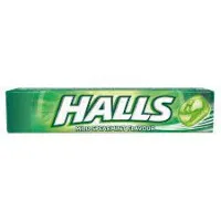 Halls Mild Spearmint sūkājamās konfektes ar maigas piparmētras garšu 33.5g
