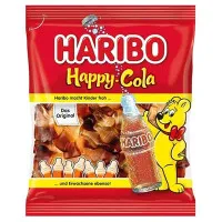 Haribo Happy Cola želejas konfektes ar kolas garšu 175g