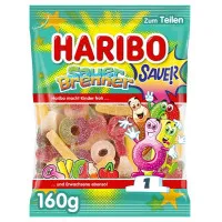 HARIBO Sauer brenner želejas konfektes 160g