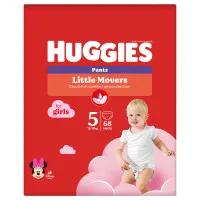 Huggies Pants Girl 5 (12-17kg) biksītes 68gb.