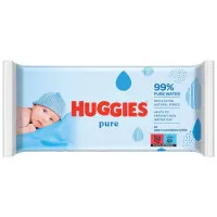 HUGGIES Pure mitrās salvetes 56gab