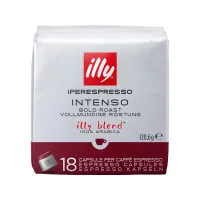 ILLY Iperespresso tumši grauzdēta melna kafija, Intenso kapsulās (18) 120.6g