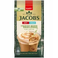 JACOBS Latte Hot or Cold Hazelnut kafijas dzēriens 340g