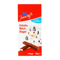 JEDEN TAG šokolādes batoniņi ar piena krēma pildījumu 200g