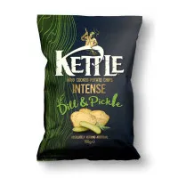 KETTLE Intenese Dill & Pickle kartupeļu čipsi 100g