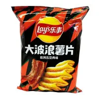LAY'S Wave Grilled Pork Belly kartupeļu čipsi 70g