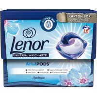 LENOR Universal 3in1 Aprilfrisch veļas mazgāšanas kapsulas 18gab