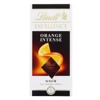 LINDT Excellence Orange Intense NOIR tumšās šokolādes tāfelīte 100g