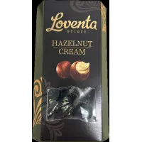 LOVENTA praline šokolādes konfektes ar lazdu riekstu krēmu Deluxe 130g
