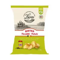 Lucien Classic kartupeļu čipsi ar marinētu gurķu garšu 125g