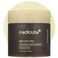 MEDICUBE Deep Vita C Pad spilventiņi sejas ādas kopšanai ar C vitamīnu un niacinamīdu 70gab 150g
