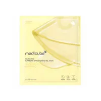 MEDICUBE Kojic Acid Turmeric Brightening Gel maska sejas ādai ar kojskābi un 2% niacinamīdu 28g