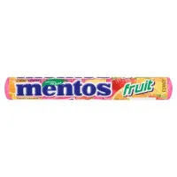 MENTOS Fruit koļājamās konfektes 38g