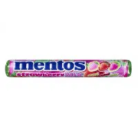 Mentos Strawberry košlājmās konfektes ar zemeņu garšu 37.5g