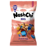 NASHCHI zirņu un auzu čipsi ar BBQ garšu 60g