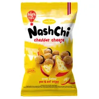 NASHCHI zirņu un auzu čipsi ar Čedara siera garšu 60g