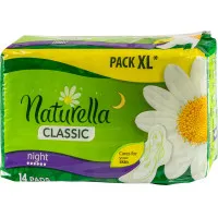 Naturella Classic higiēniskās paketes (Night) 14gab