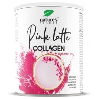 NATURE'S FINEST Pink collagen Latte maisījums ar kolagēnu un vaniļas garšu 125g