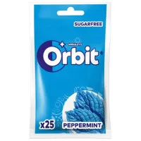 ORBIT Peppermint košļājamā gumija, paciņā 29g