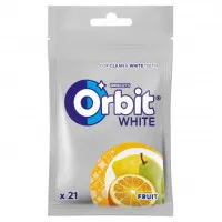 ORBIT White Fruit košļājamā gumija, paciņā 29g