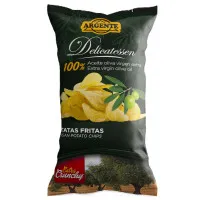 PAPAS ARGENTE “Delicatessen” kartupeļu čipsi ar augstākā labuma pirmā spieduma olīveļļu 160g