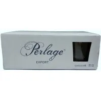 PERLAGE sešu glāžu komplekts no plānā stikla